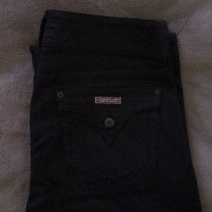 Solid black “Hudson” denim jeans!